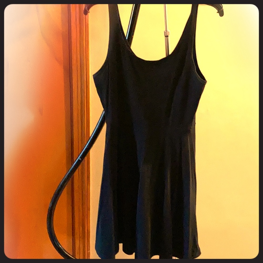 Black express skater dress